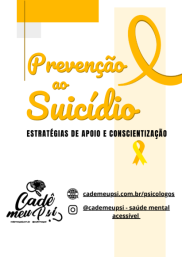 prevenção ao suicidio